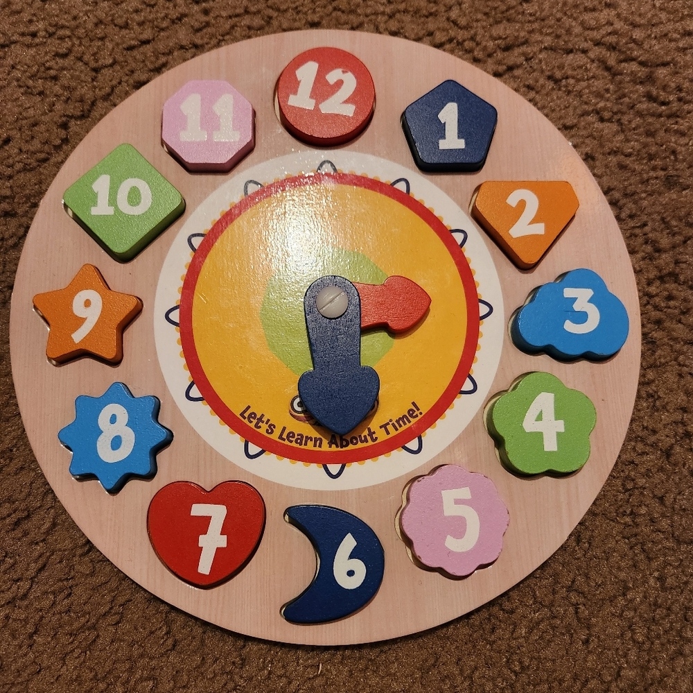 Wooden Clock Puzzle
